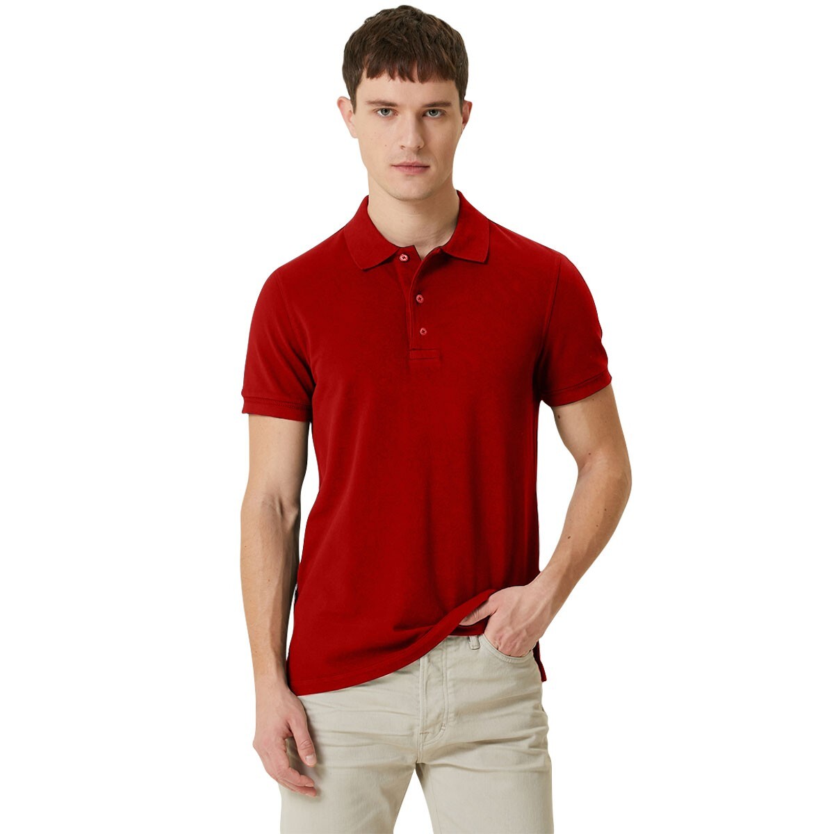 3 / 4 Pack Men's Plain T-Shirt Short Sleeve Pique Polo Tee Top Multi Set M-2XL gallery
