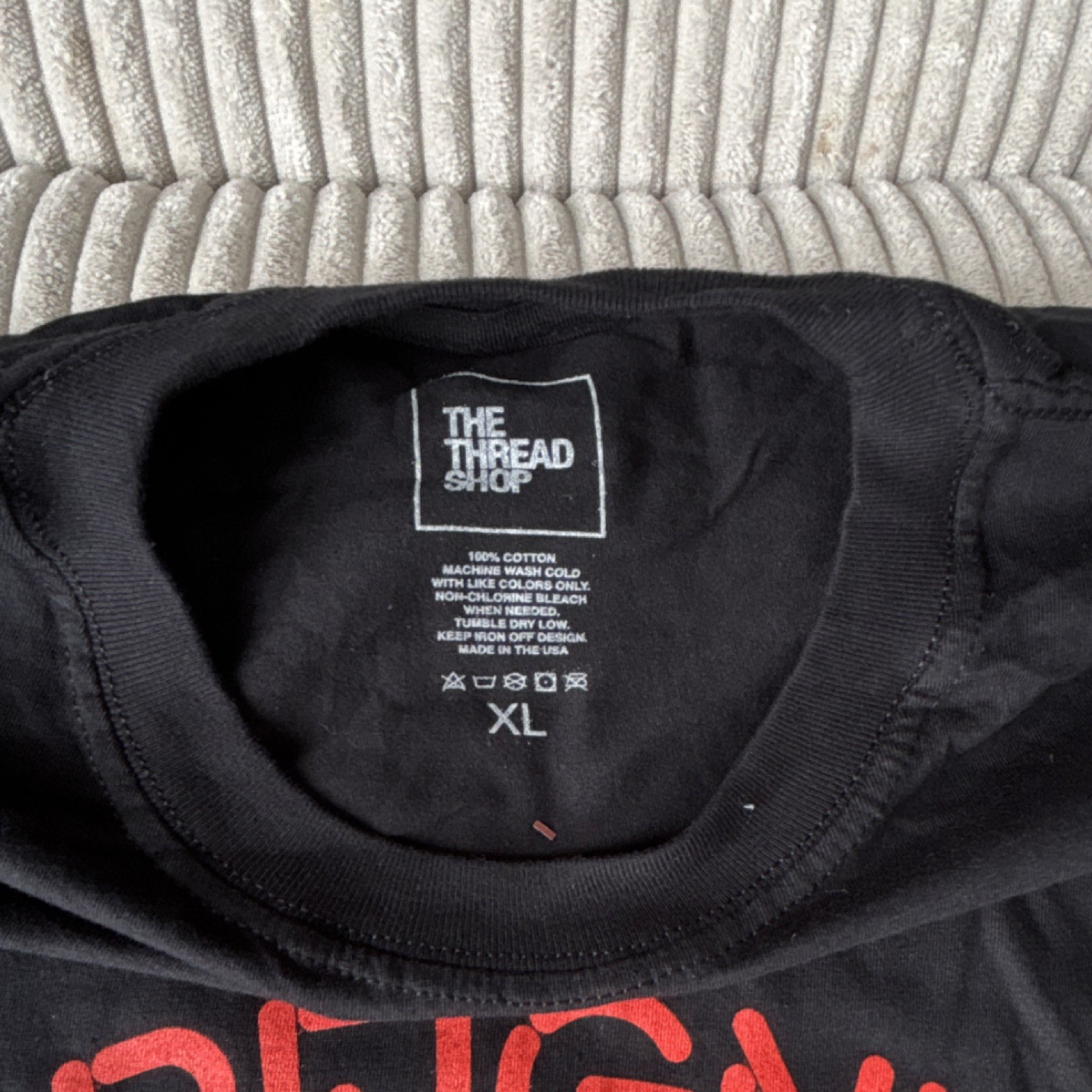 The Thread Shop Foreigner World Tour 2022 Graphic Cotton Black T-Shirt XL gallery