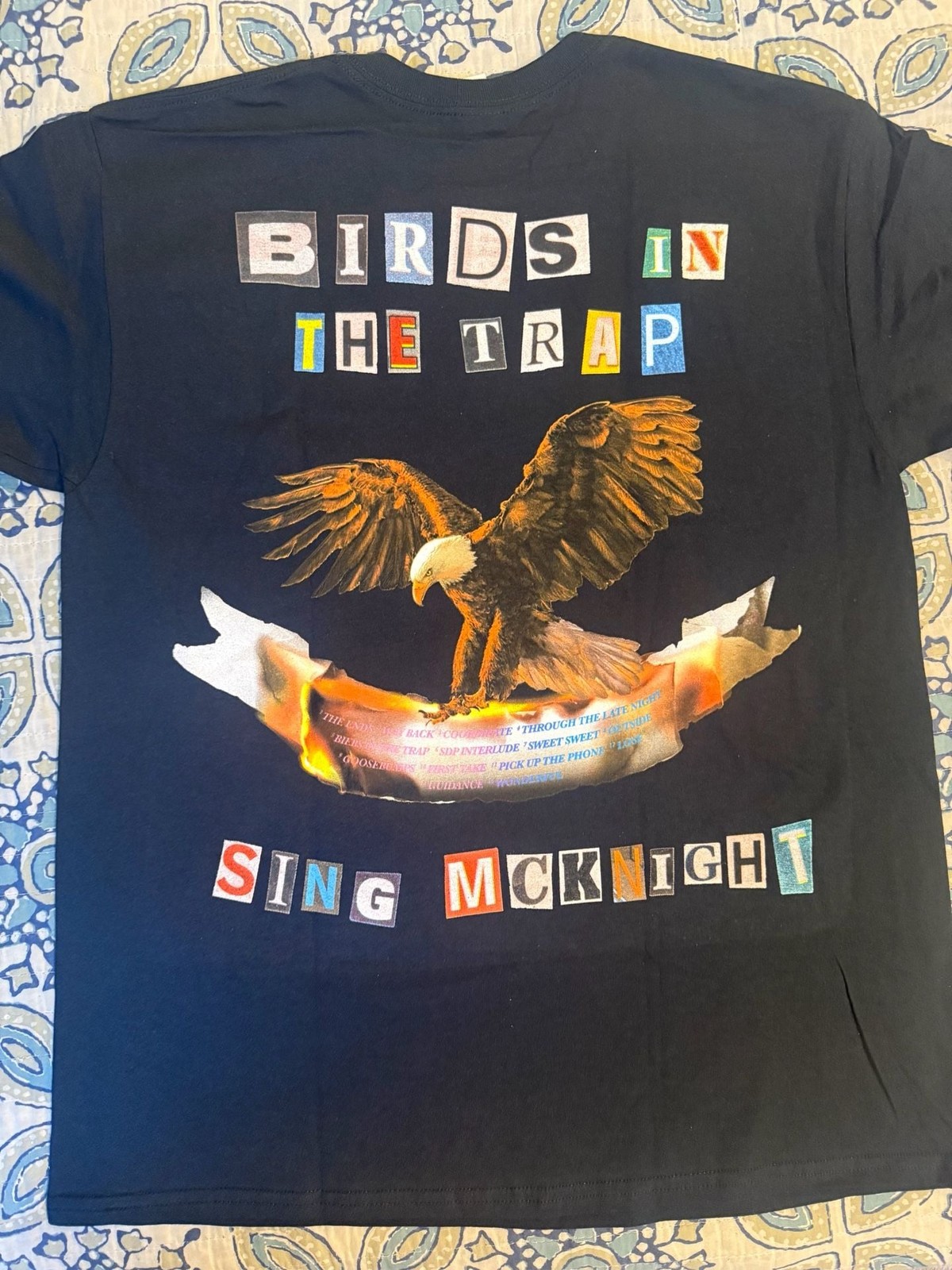 Travis Scott Birds Eye View Tour 'Birds In The Trap' Graphic T-Shirt Black gallery