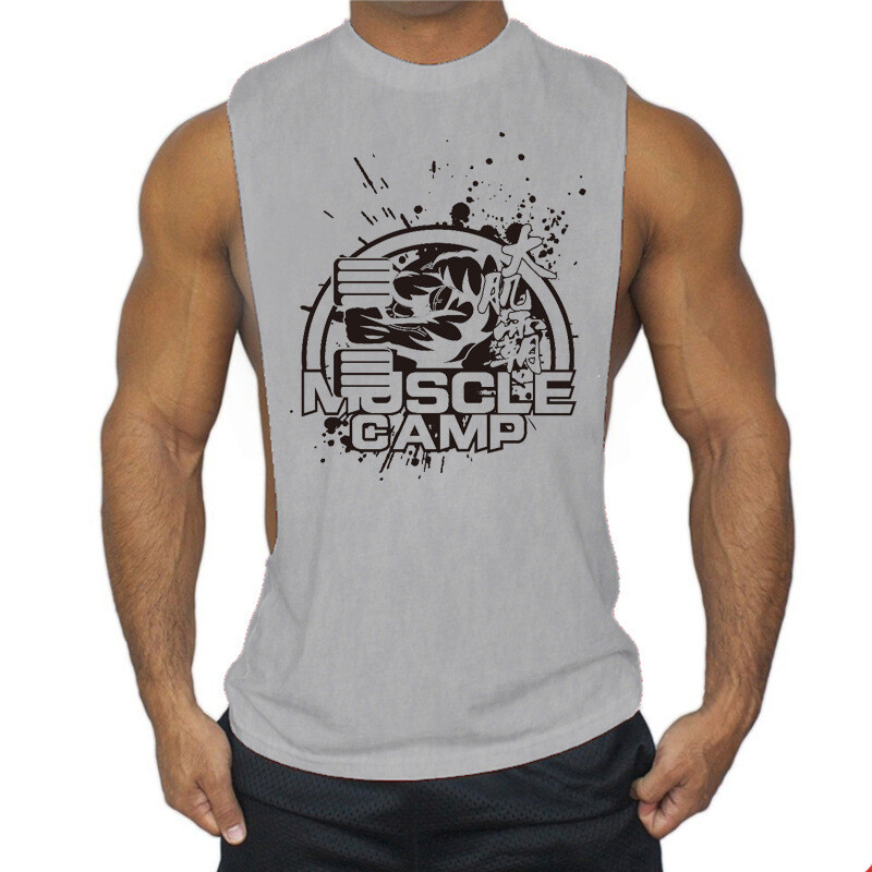 Sports Leisure Printing Quick-drying Breathable Vest Trendy Fitness Vest gallery