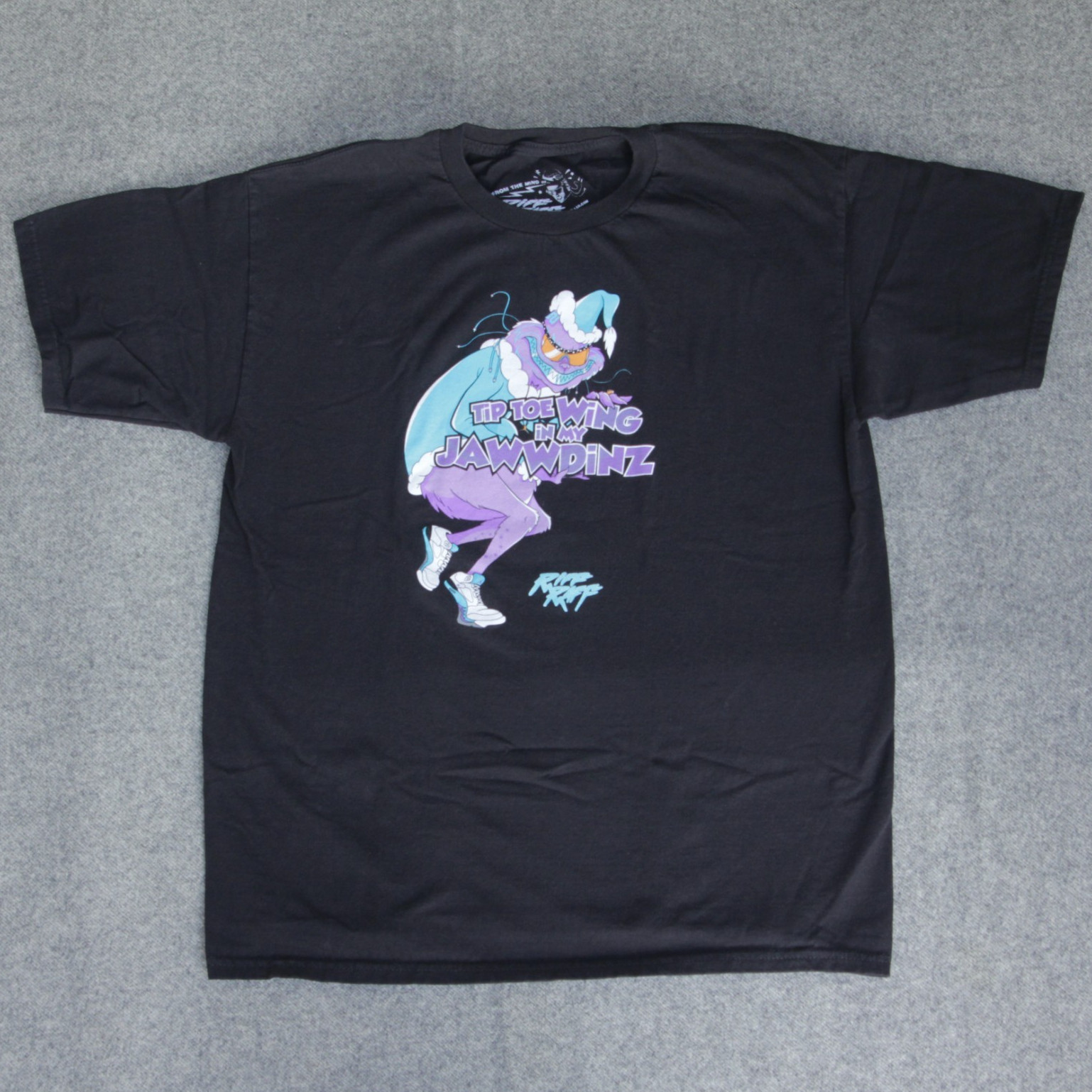 RiFF RAFF T Shirt L Jody Highroller Jawwdinz Merch Grinch EDM Trap Rap Band Tee gallery