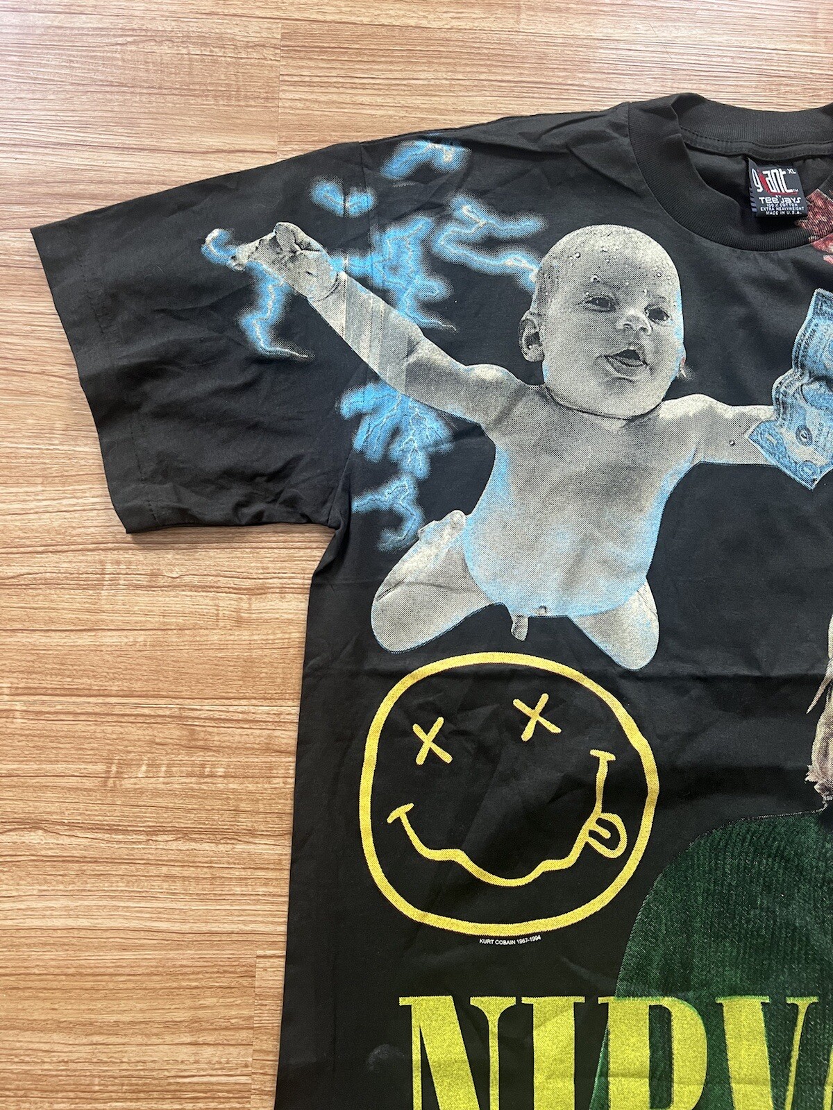 Nirvana Kurt Cobain Band AOP Single Stitch T-Shirt M, XL , 2XL Modern Boot gallery