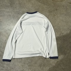 Vintage 2000s Y2k White Surf Stripe Reebok Long Sleeve Tee Size L Surf Skate