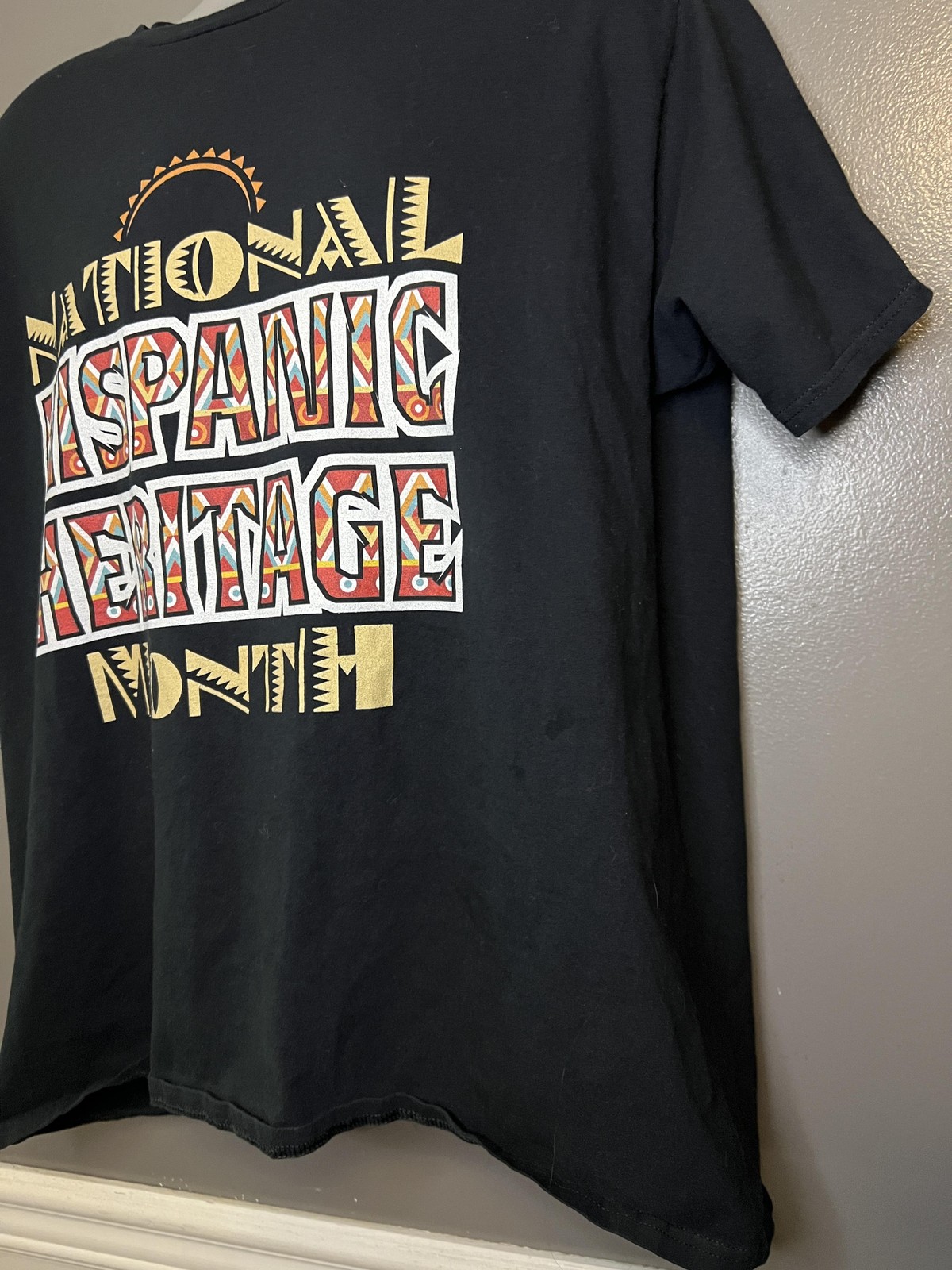 National Hispanic Heritage Month Shirt Mens XL Black Port & Company Graphic Tee gallery