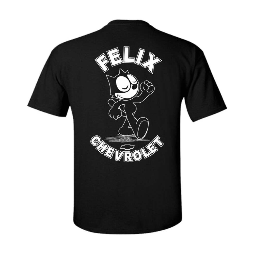 Felix Chevrolet Walking Cat T Shirt gallery