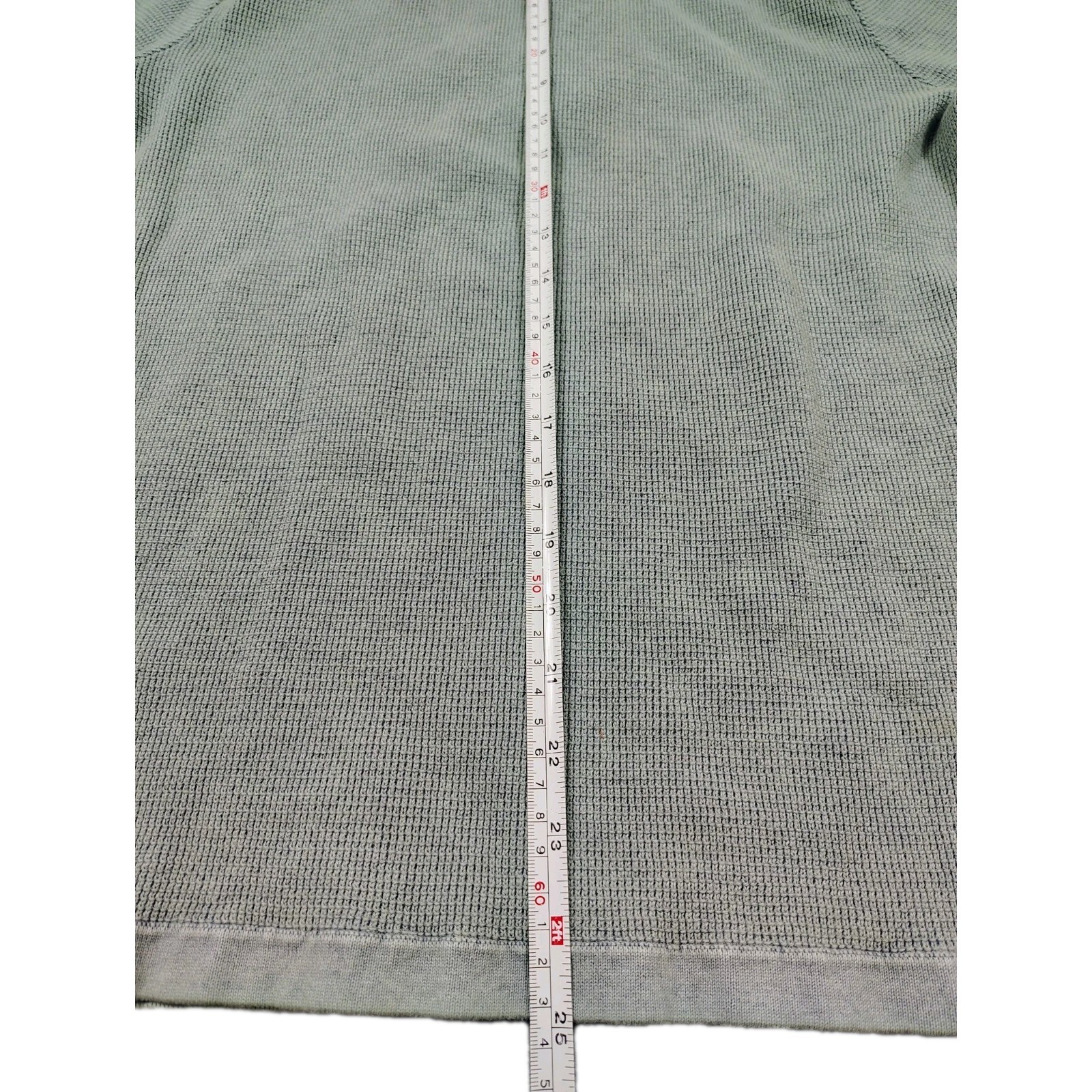 Carbon 2 Cobalt Henley Shirt Men's MBlue Long Sleeve Raw Edge Contrast Trim gallery
