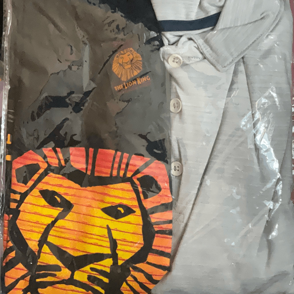 Slazenger Golf / Disney Lion King Men's Lot Of 2 Gray/Black Polo/T Shirt Size XL gallery