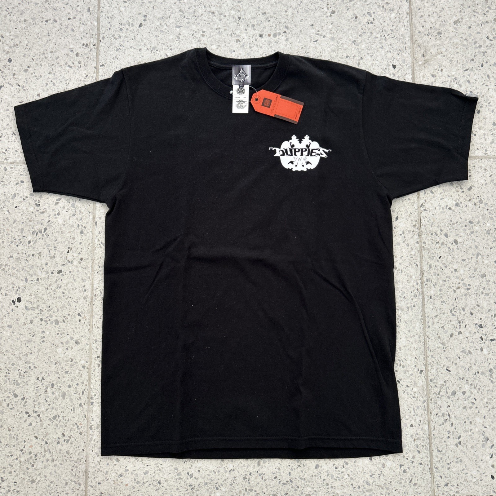 Size XL – 50 Duppies Black T-shirt Urs Harajuku RED Tokyo OG 5-0