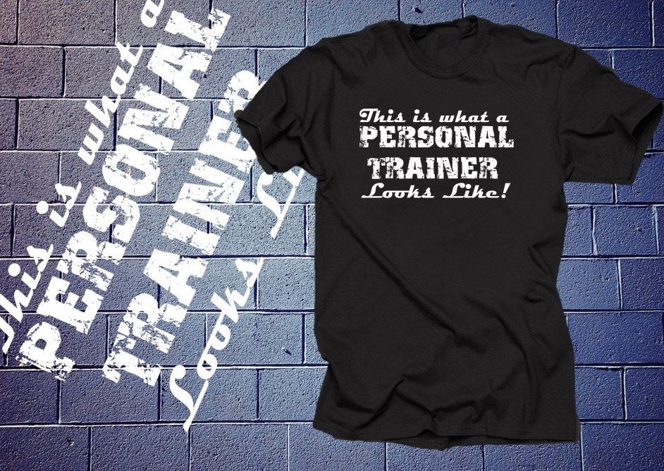 Personal Trainer T shirt Tee GYM T-shirt exercise Workout Tee Trainer Tee gallery