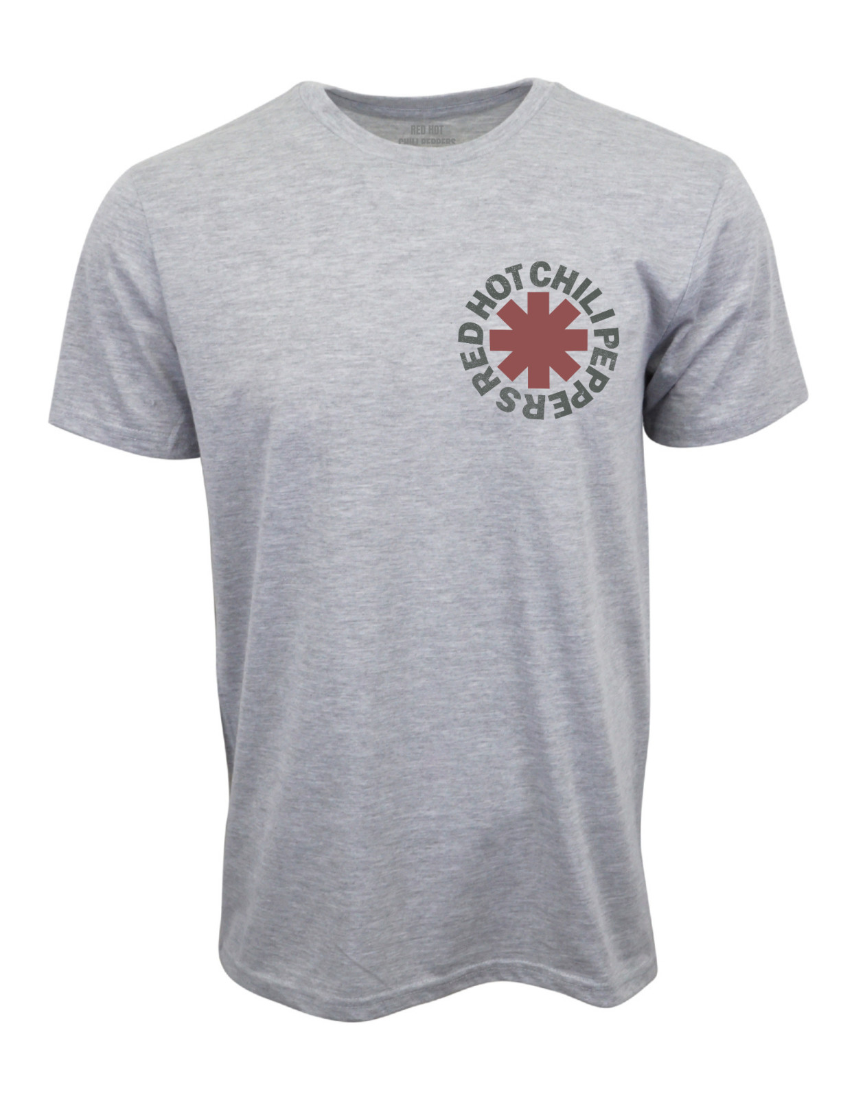 RED HOT CHILI PEPPERS UNISEX ADULT T SHIRT GRAY