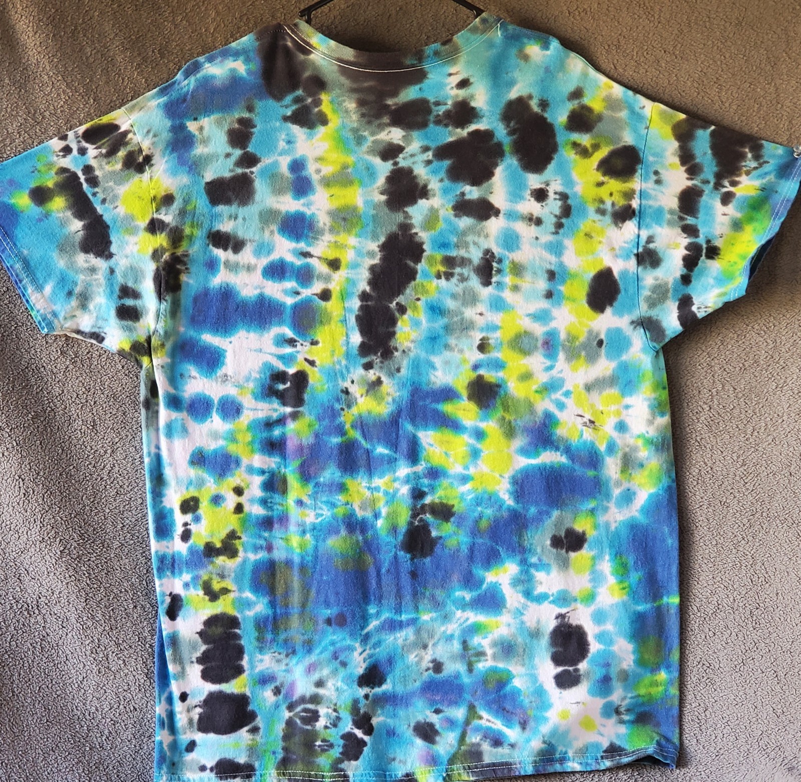 HANES SIZE X-LARGE 100% Cotton Tye Dyed Shirt Pre-washed WON'T FADE VERY SOFT gallery