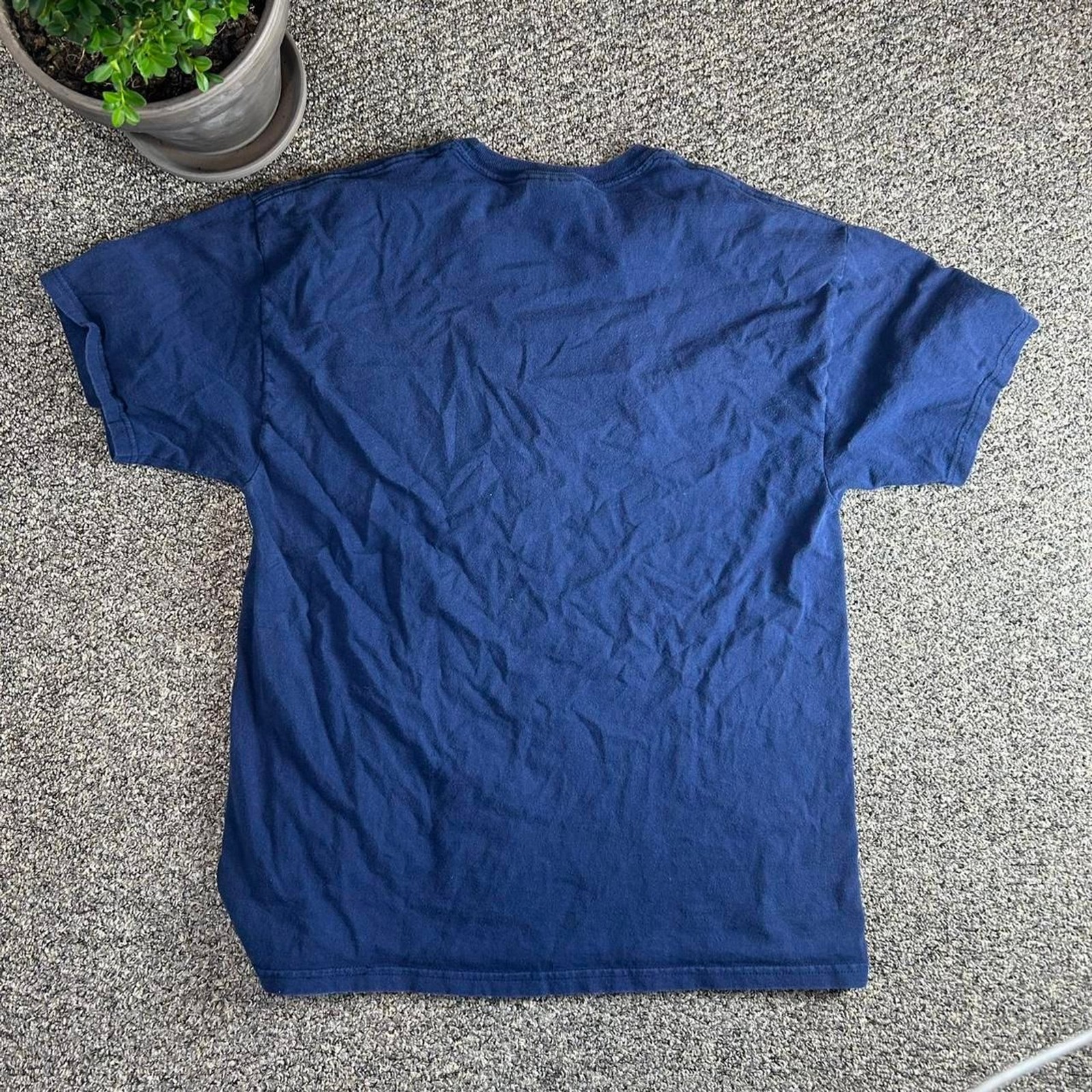 Unbranded Men's Blue and Navy T-shirt gallery