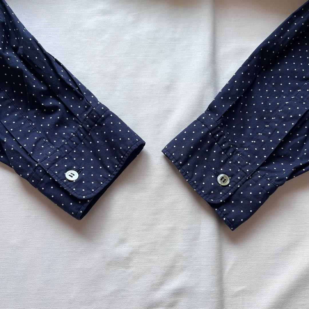 Comme des Garçons Homme 80s Polka Dots Navy Shirt gallery