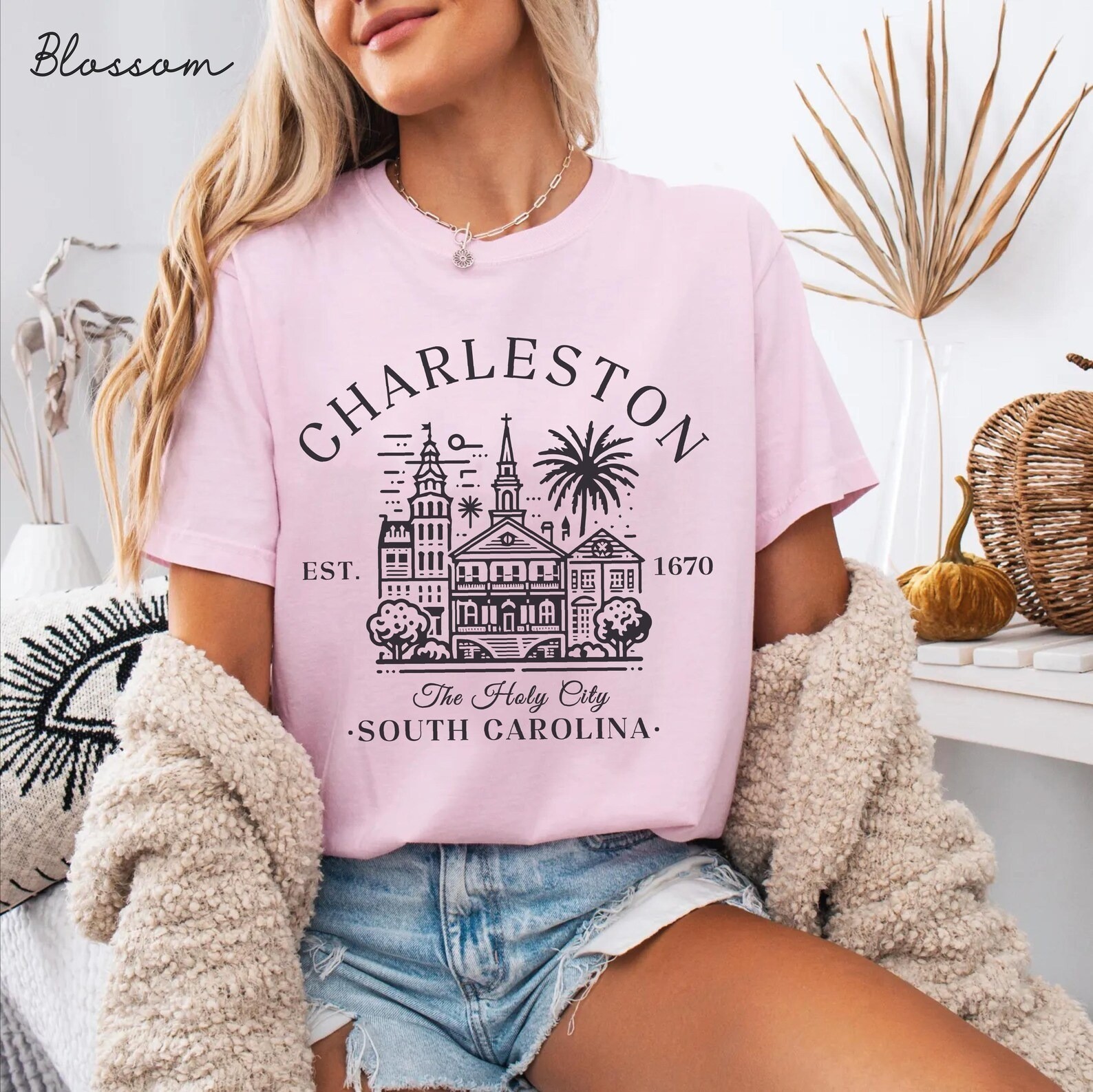Charleston Unisex Shirt Travel Gift South Carolina Trip Lovers Souvenir Tee gallery