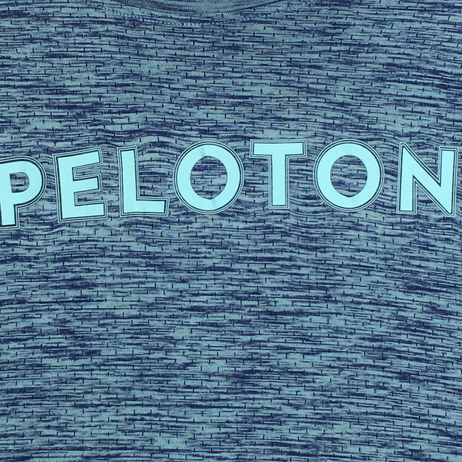 RHONE PELOTON Men's T-Shirt Size XL Polyamide Blue Crew Neck Short Sleeve gallery