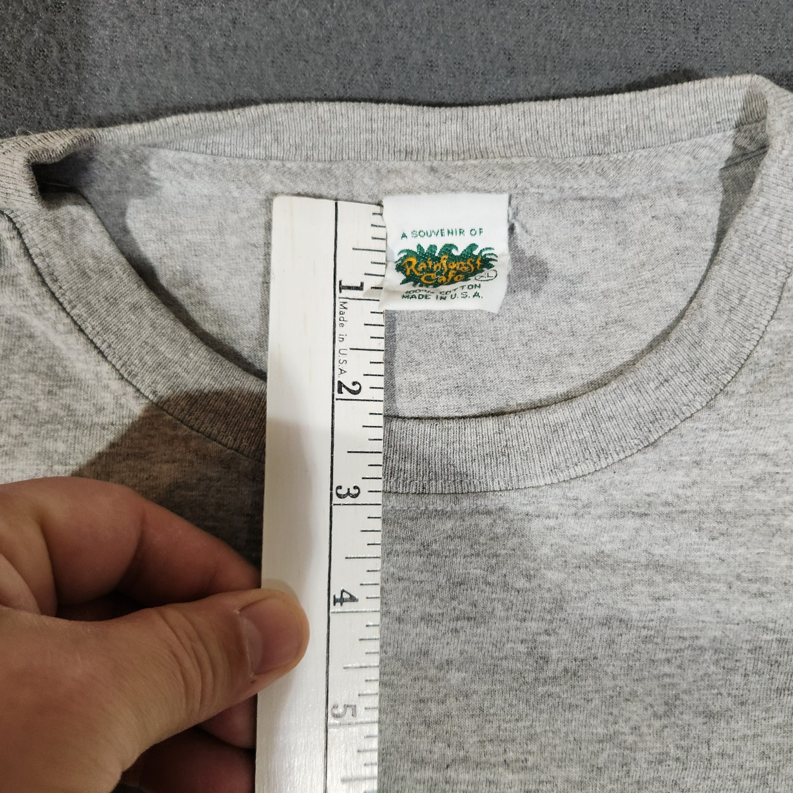 Vintage Rainforest Cafe Orlando Mens Shirt Size XL Gray Ape Gorilla gallery