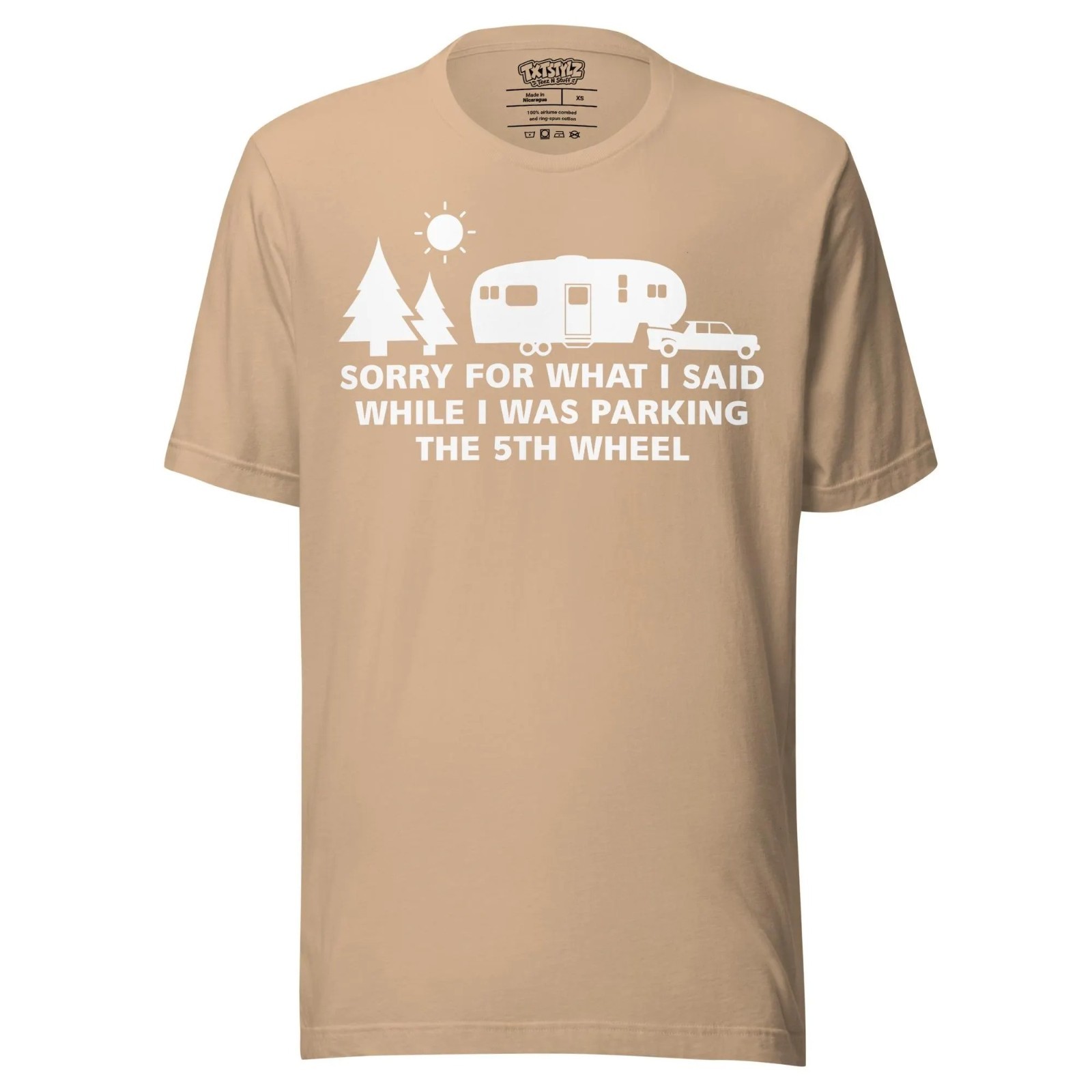 Funny 5th Wheel Parking RV Camper Shirt, Camping Tee, RV Owner Gift T-Shirt gallery