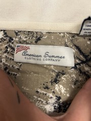 American Summer Clothing Co USA Flag Eagle Graphic Polo Shirt Men’s XL