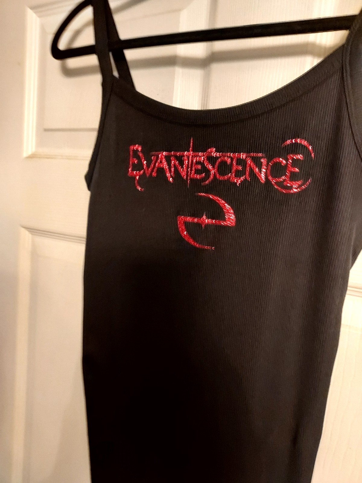 evanescence tank top Red Glitter evanescence crop top evanescence shirt XXs-2xl gallery