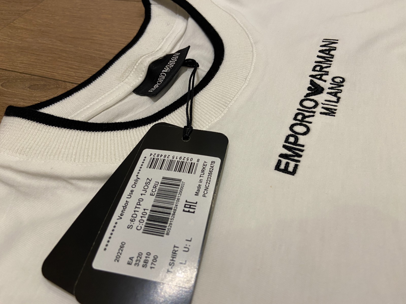 Emporio Armani Basic T-shirt White, 6D1TP0 1JOSZ-01P8 gallery