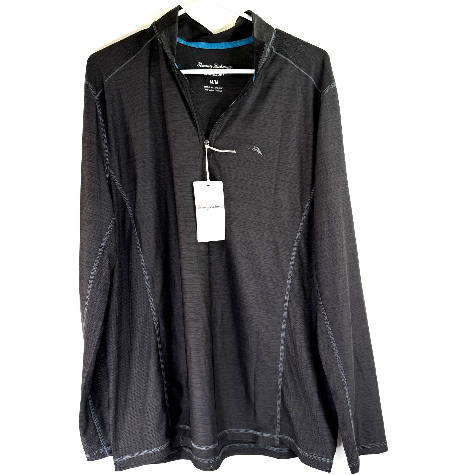 Tommy Bahama IslandZone Palm Coast Half Zip Pullover New with tags Size Medium