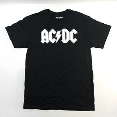 AC/DC Solid Graphic Rock Band Black T-Shirt Men’s Size M Casual
