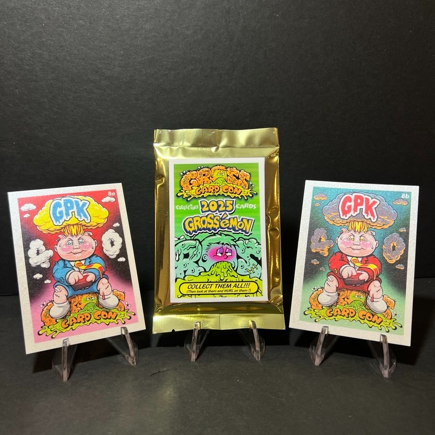 2025 GROSS CARD CARD CON GROSSEMON SHOW SET + 2 FREE 40TH ANN ADAM BOMB PROMOS