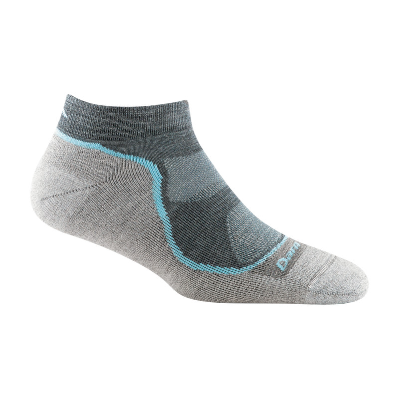 USA DARN TOUGH 1986 Slate Hiker No Show Lightweight Womens Socks S M L Wool HIKE