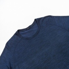Lululemon Metal Vent Tech 2.0 Blue Crew Neck Long Sleeve Running T-Shirt L Large