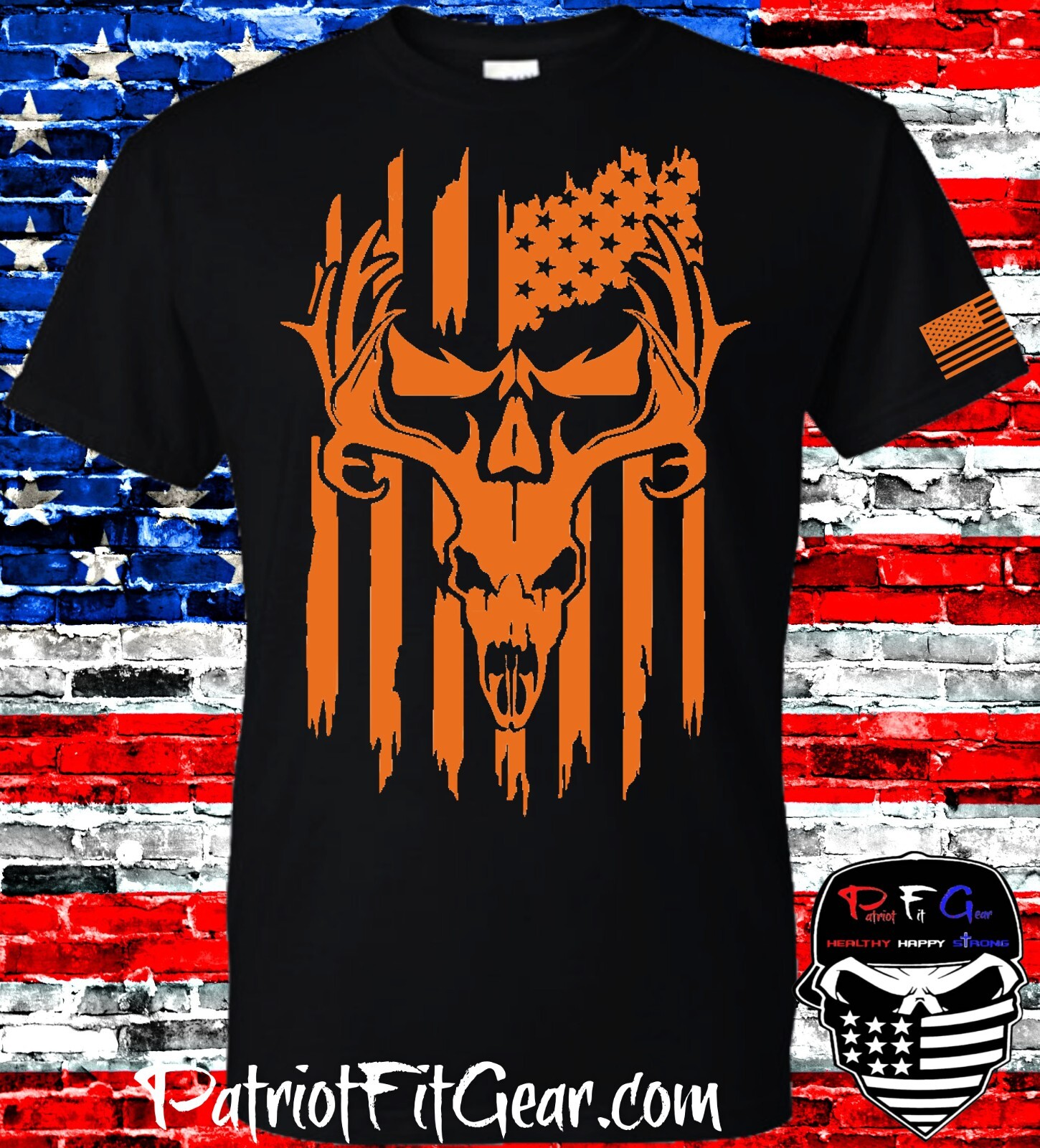 t-shirt,Hunting,Deer Hunting,Country Life,Bow Hunting,Buck Skull,Custom t-shirt gallery