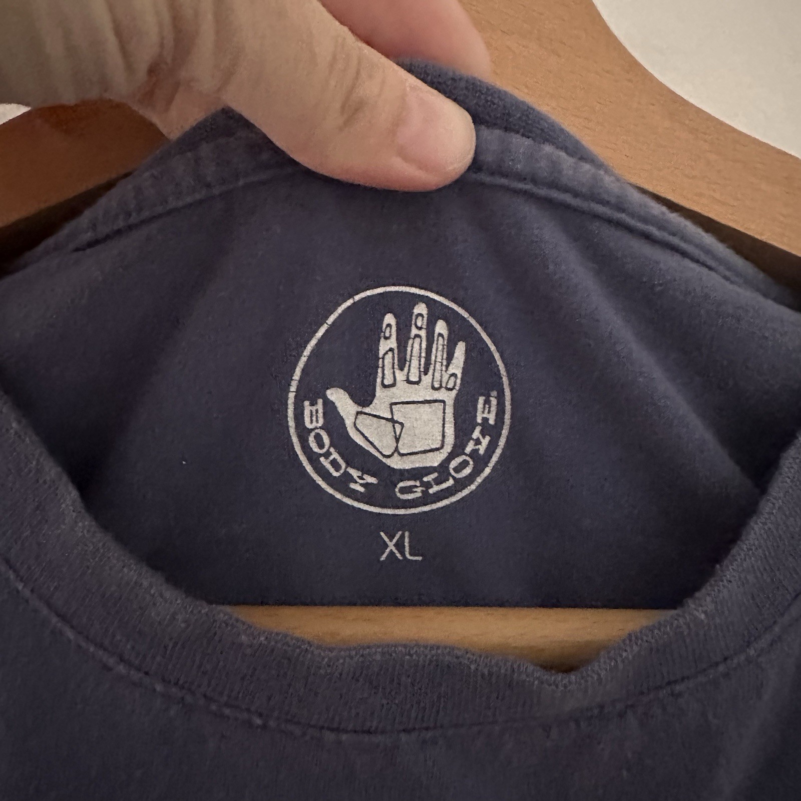 Body Glove BG Navy Tie Dye Graphic Logo Vintage Style Tshirt Shirt XL gallery