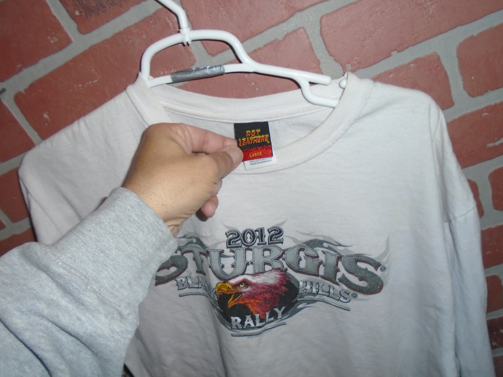 STURGIS BLACK HILLS RALLY VINTAGE 2012 MENS LONGSLEEVE TSHIRT-HAS FLAWS-SEE PICS gallery
