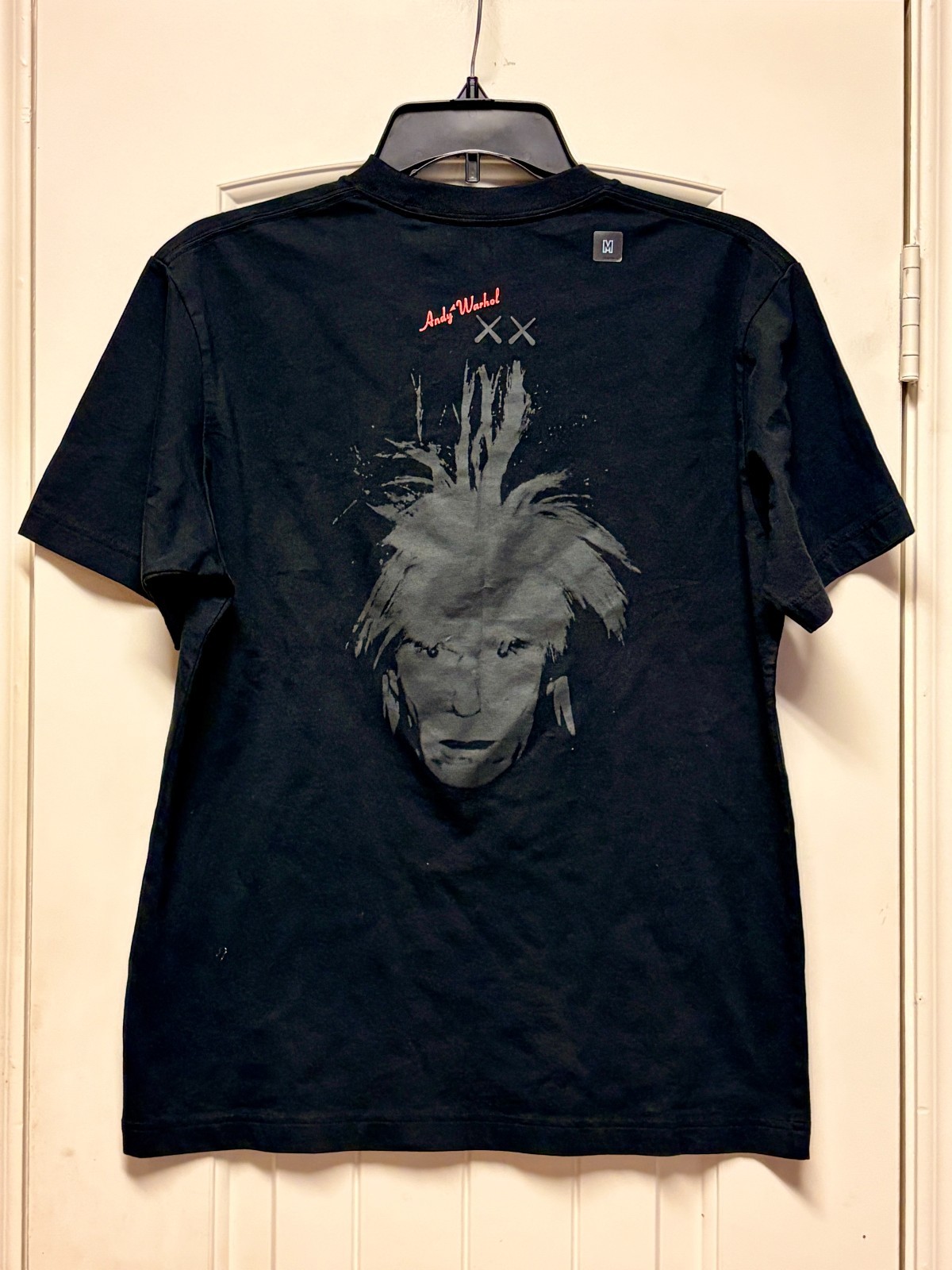 BNWT UNIQLO UT x KAWS + Andy Warhol Graphic Black T-Shirt Medium M gallery