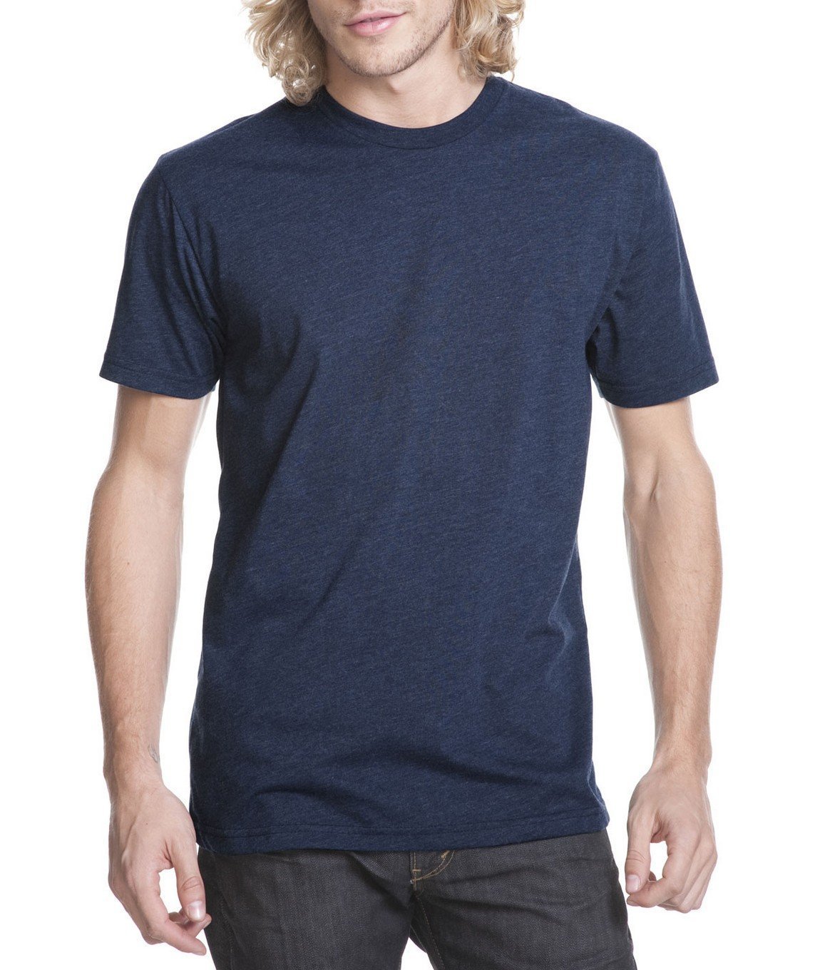 Next Level Men's CVC Crew, Midnight Navy gallery