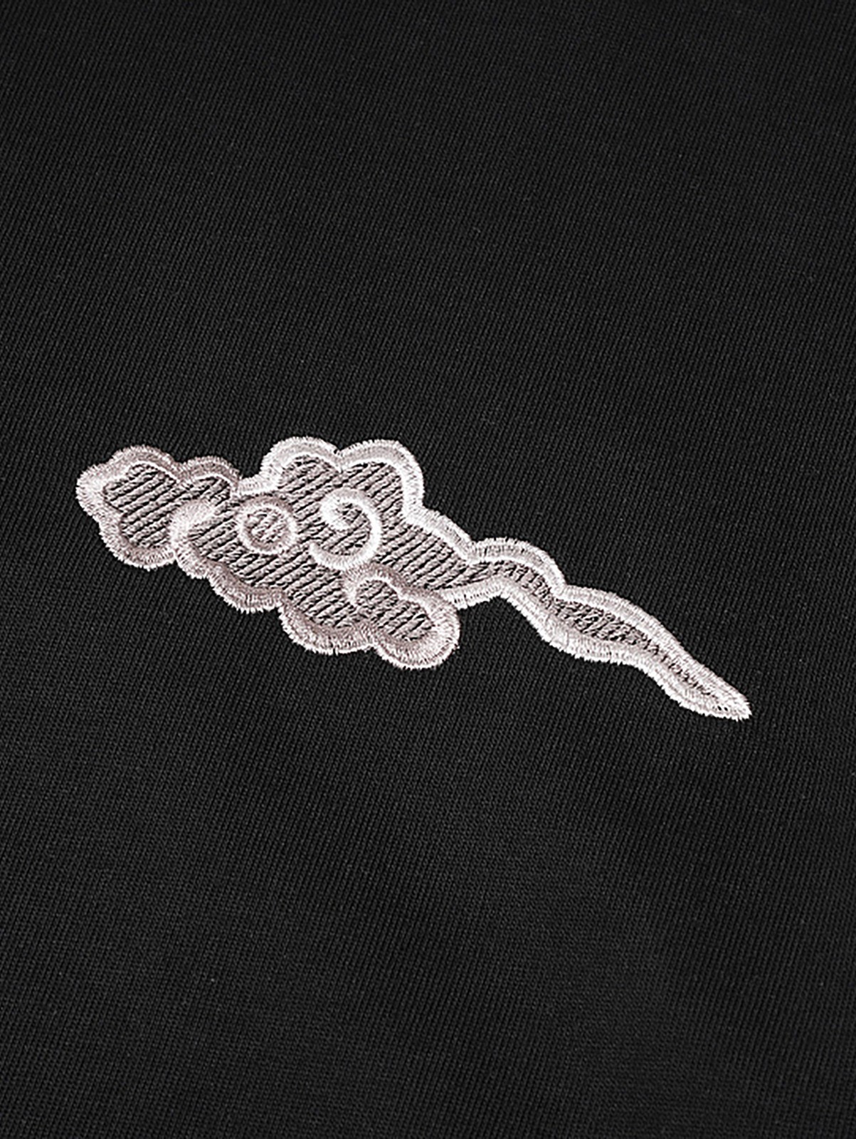 Niepce Men's Cloud Dragon Embroidery Tee Japanese Streetwear T-Shirt gallery