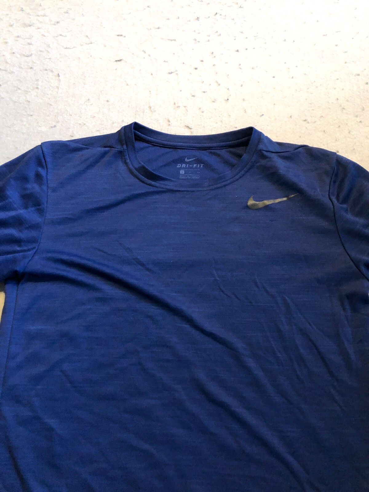 Nike Shirt Men's Small Blue Heather Activewear Casual Tee gallery