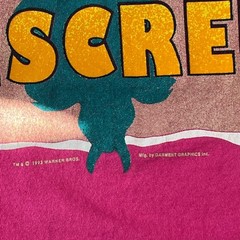 Vintage Tweety Bird Sylvester Cat Large Graphic Beach Sunscreen T-Shirt Pink XL