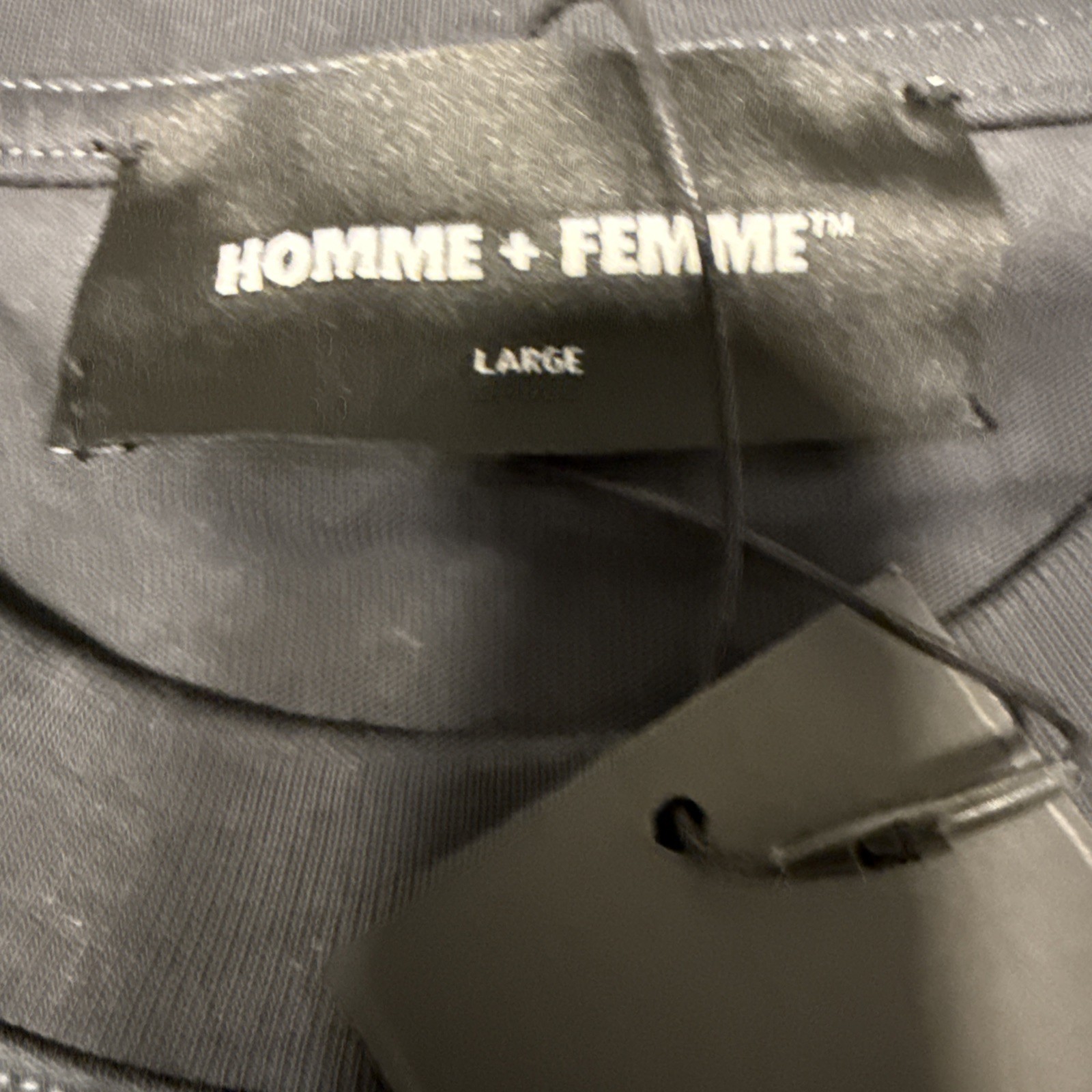 Homme Femme Ride Or Die L T Shirt Black. Boxy Fit. $120 Retail gallery