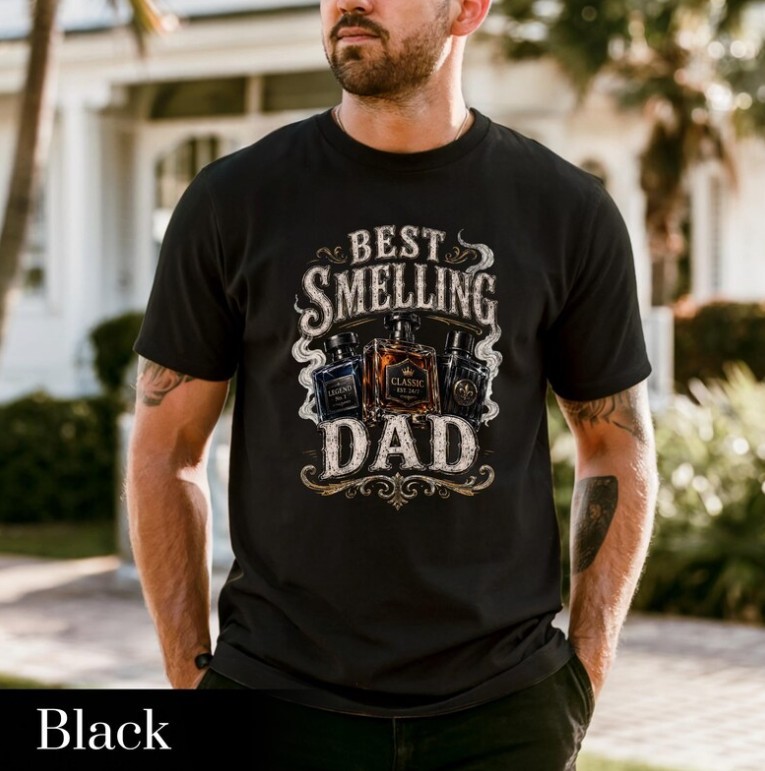 Best Smelling Dad T shirt, Cologne Tee, Fathers Day Gift, new shirt gallery