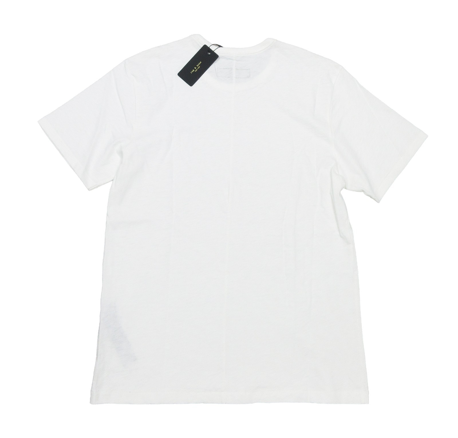 rag & bone White Classic Lightweight Slub Cotton Short Sleeve Shirt (XL) gallery