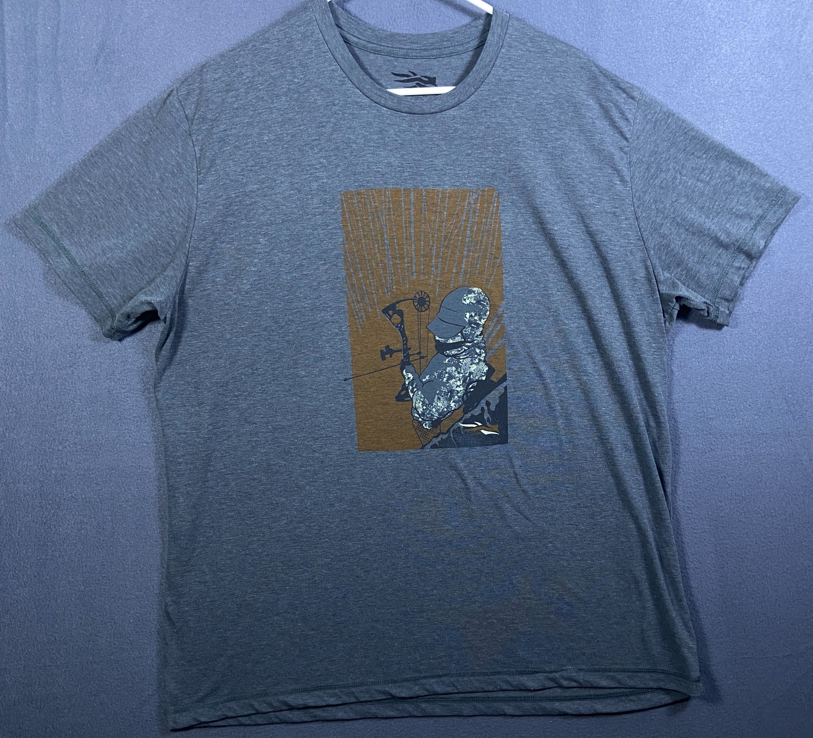 2XL Sitka Gear Shirt Black Short Sleeve Spellout Logo Tactical Bow Hunt XXL gallery