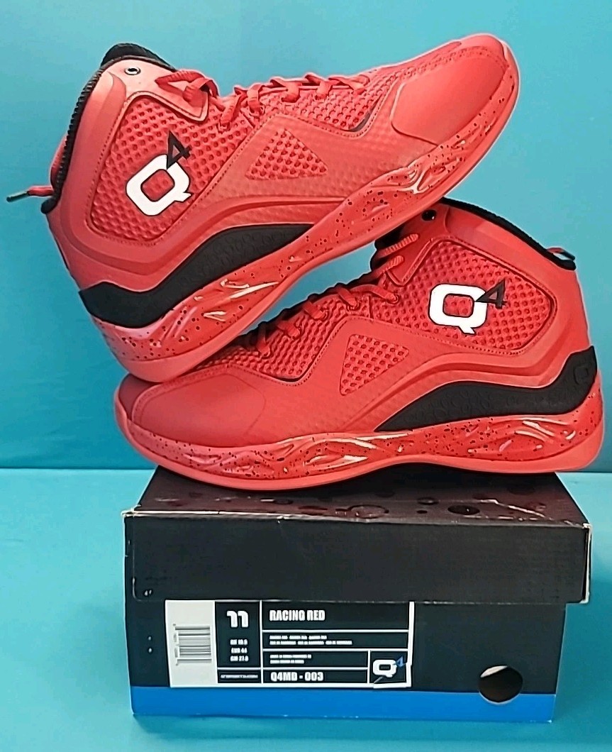 Q4 Millennium Hi Basketball Shoes Racing Red Size 11 Men’s Q4MB-003