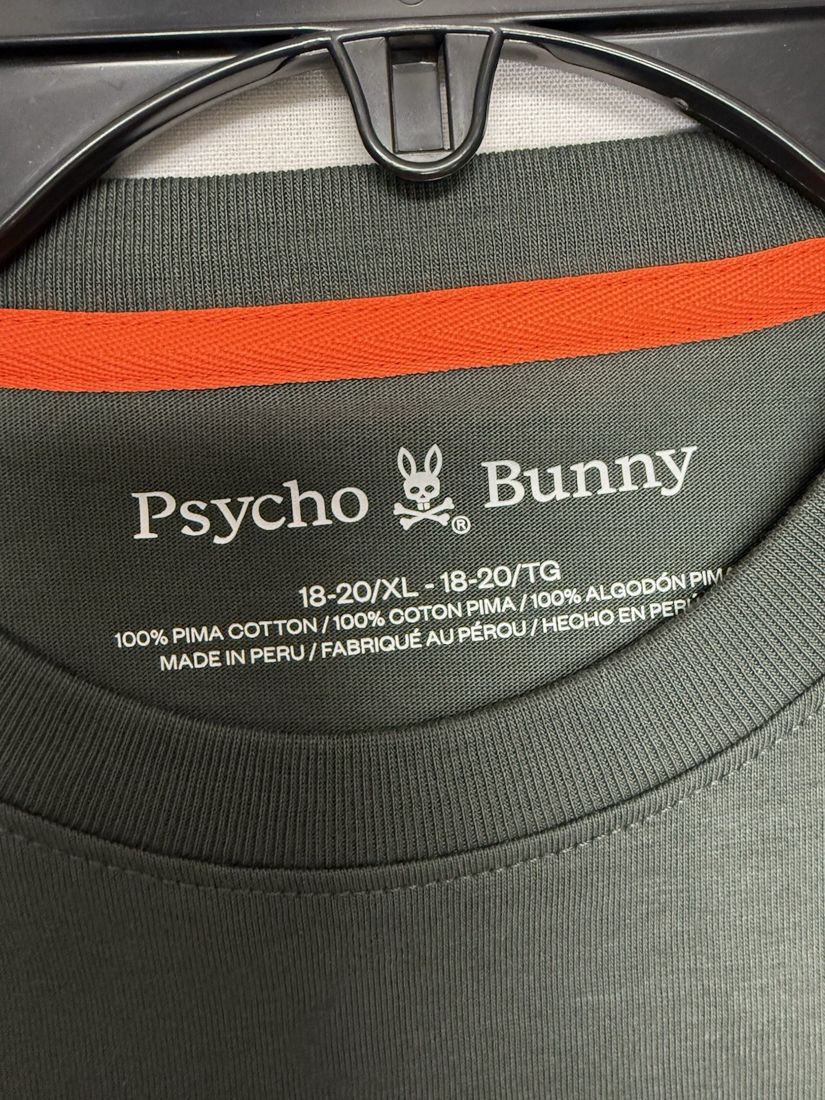 Psycho Bunny KIDS RICHARDSON GRAPHIC TEE Urban Chic Pima Cotton XL 18-20 NEW gallery