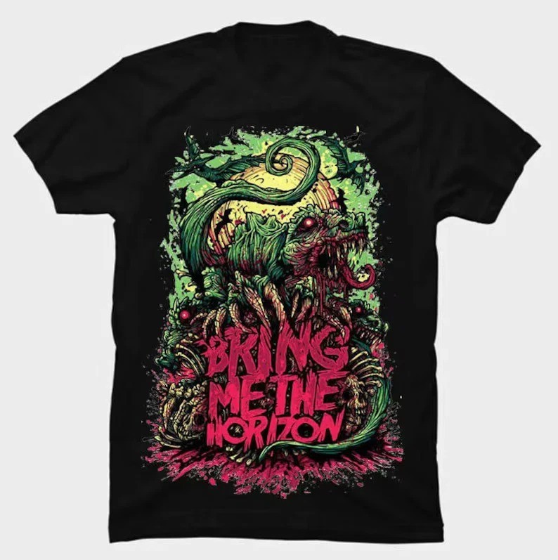 Bring Me The Horizon T-shirt All Size S-5XL Black Color PP2322