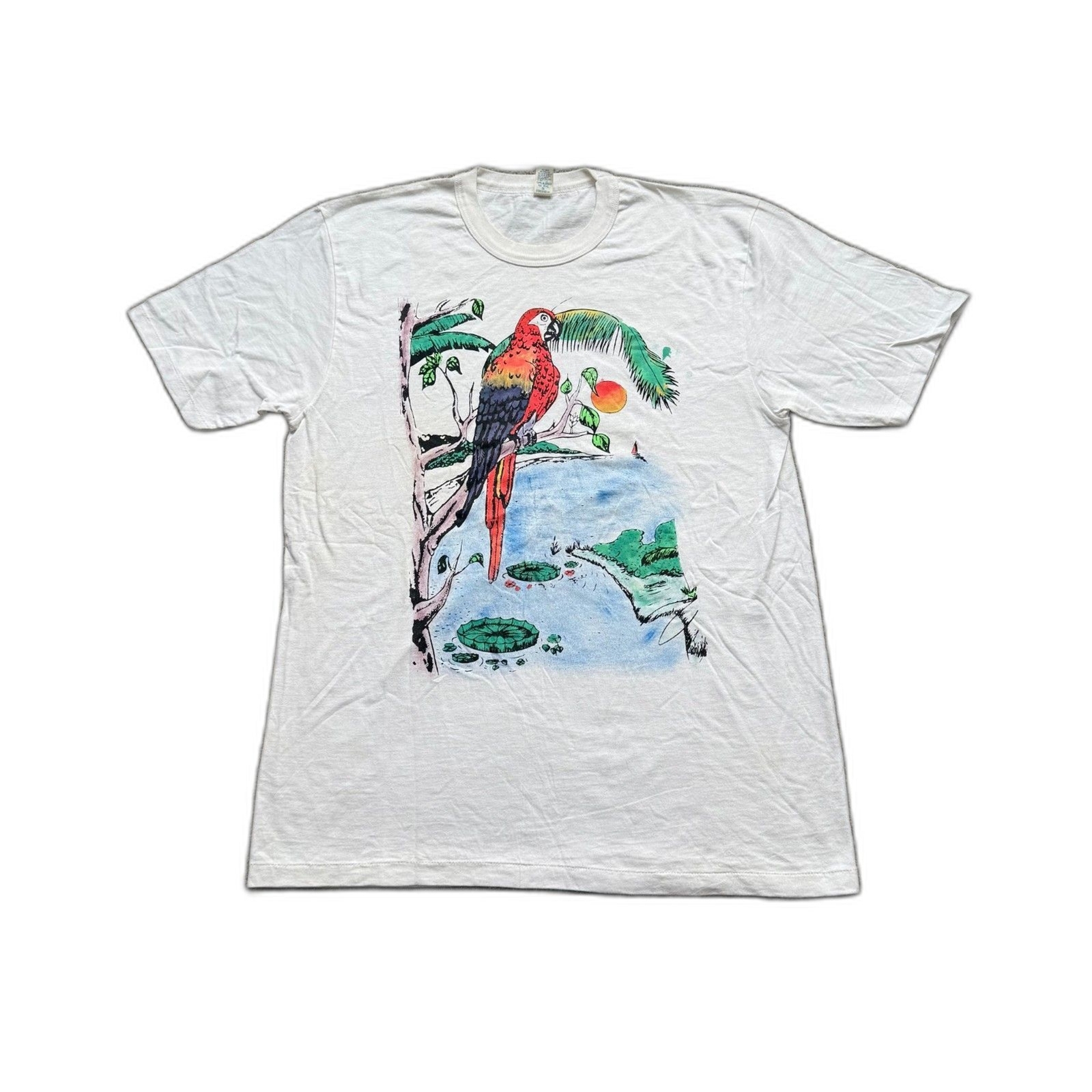 VINTAGE HERING PENTEADO PARROT BIRD SINGLE STITCH T-SHIRT XG gallery