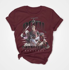 Baseball Player Bootleg Shirt Custom Fan Gift Tee Unique Design Sports