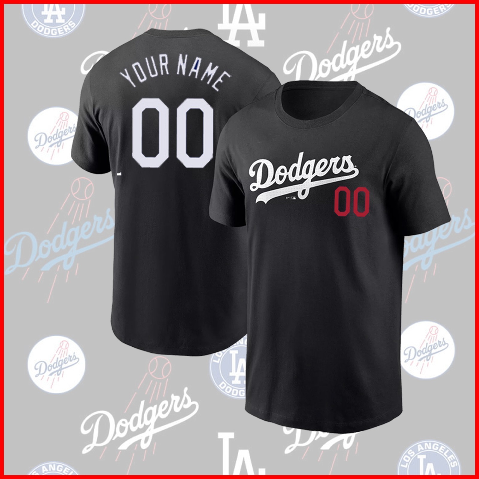 Personalized Los Angeles Dodgers Name & Number Custom 2025 Fanmade FAST SHIP gallery
