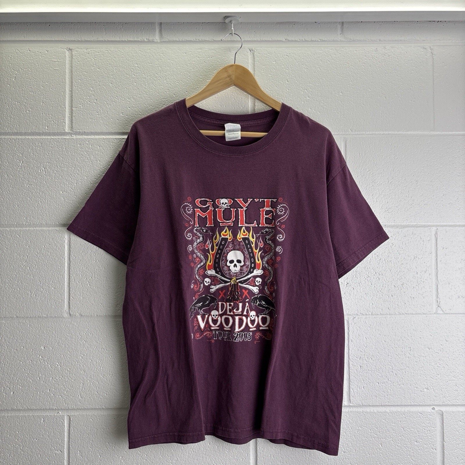 Vintage Y2K Gov’t Mule band t-shirt from their 2005 Deja Voodoo Tour size L