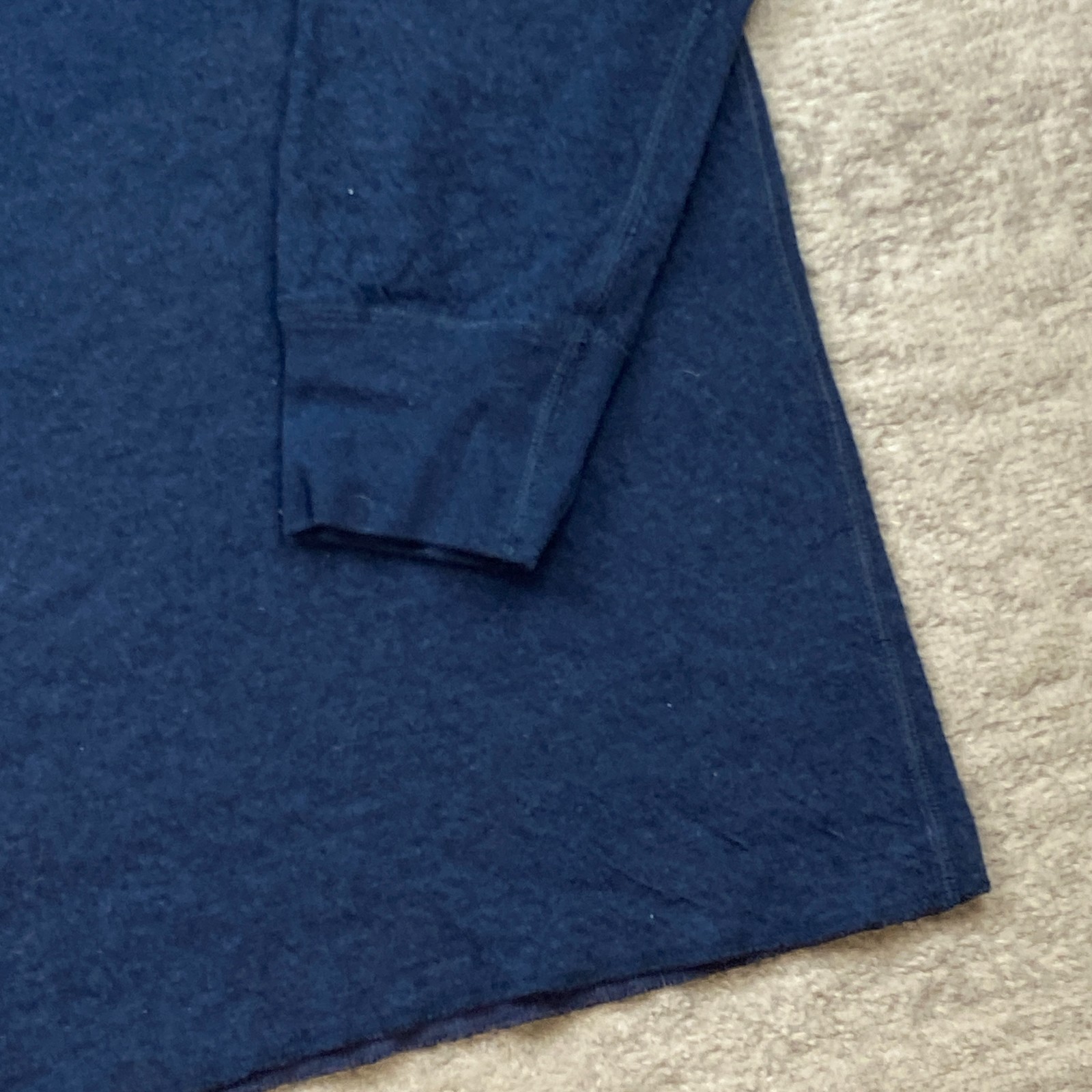 Duofold Shirt Extra Large Blue Wool Two Layer Prep Base Hike Merino Outdoors Men gallery