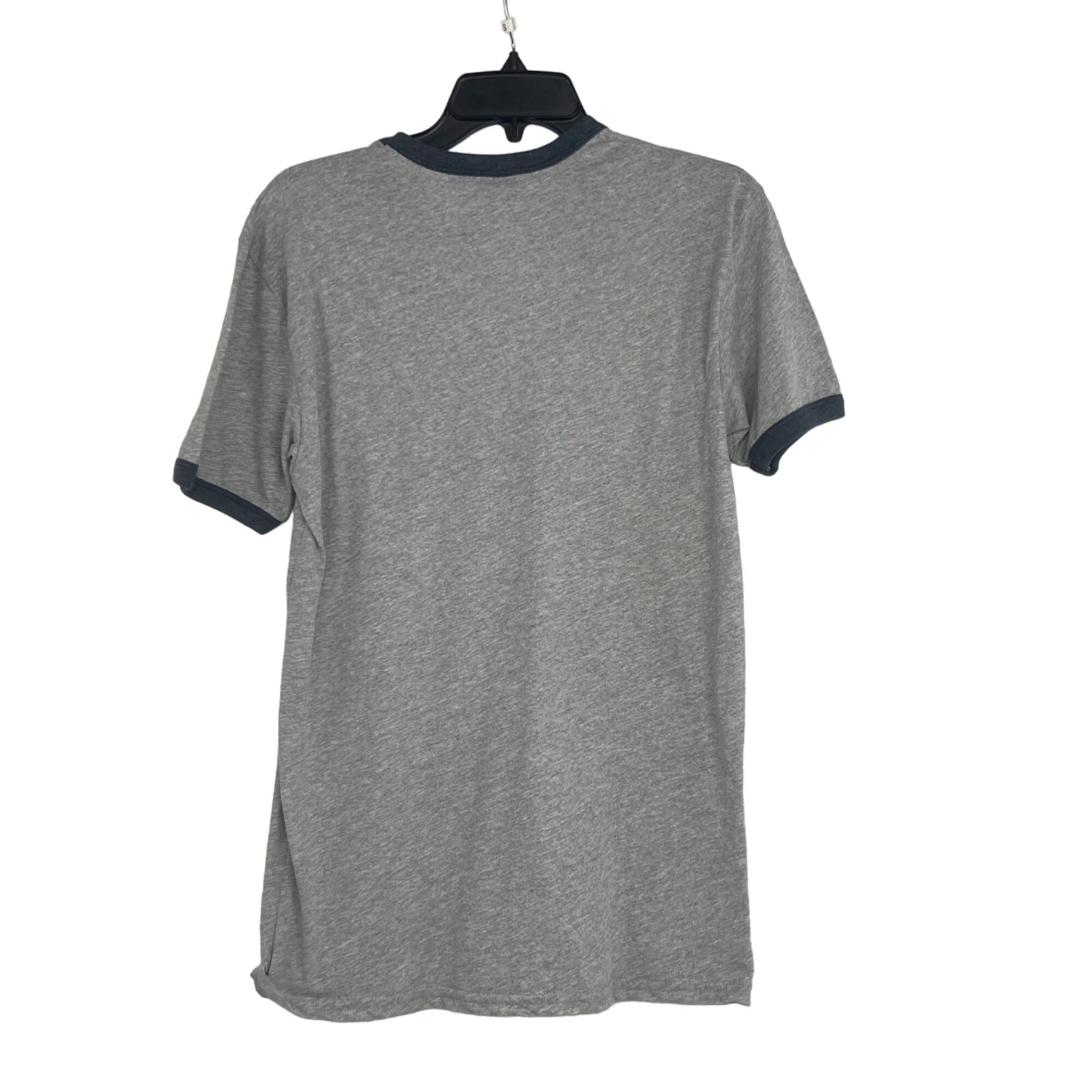 Hurley Mens Gray Ringer T-Shirt One and Only Short Sleeve Casual Top gallery